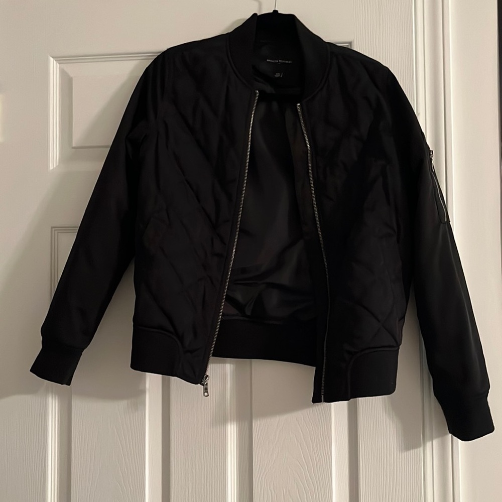 Black Bomber Jacket